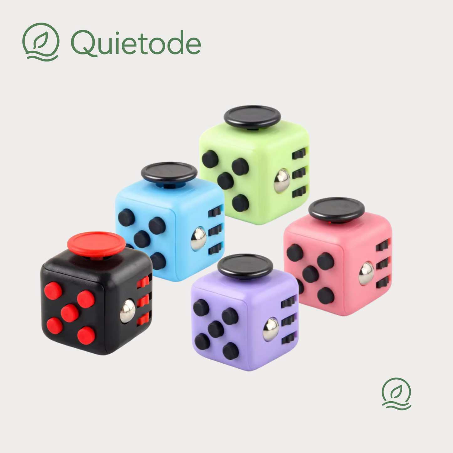 Quiet Dice — 6-in-1 Fidget Cube