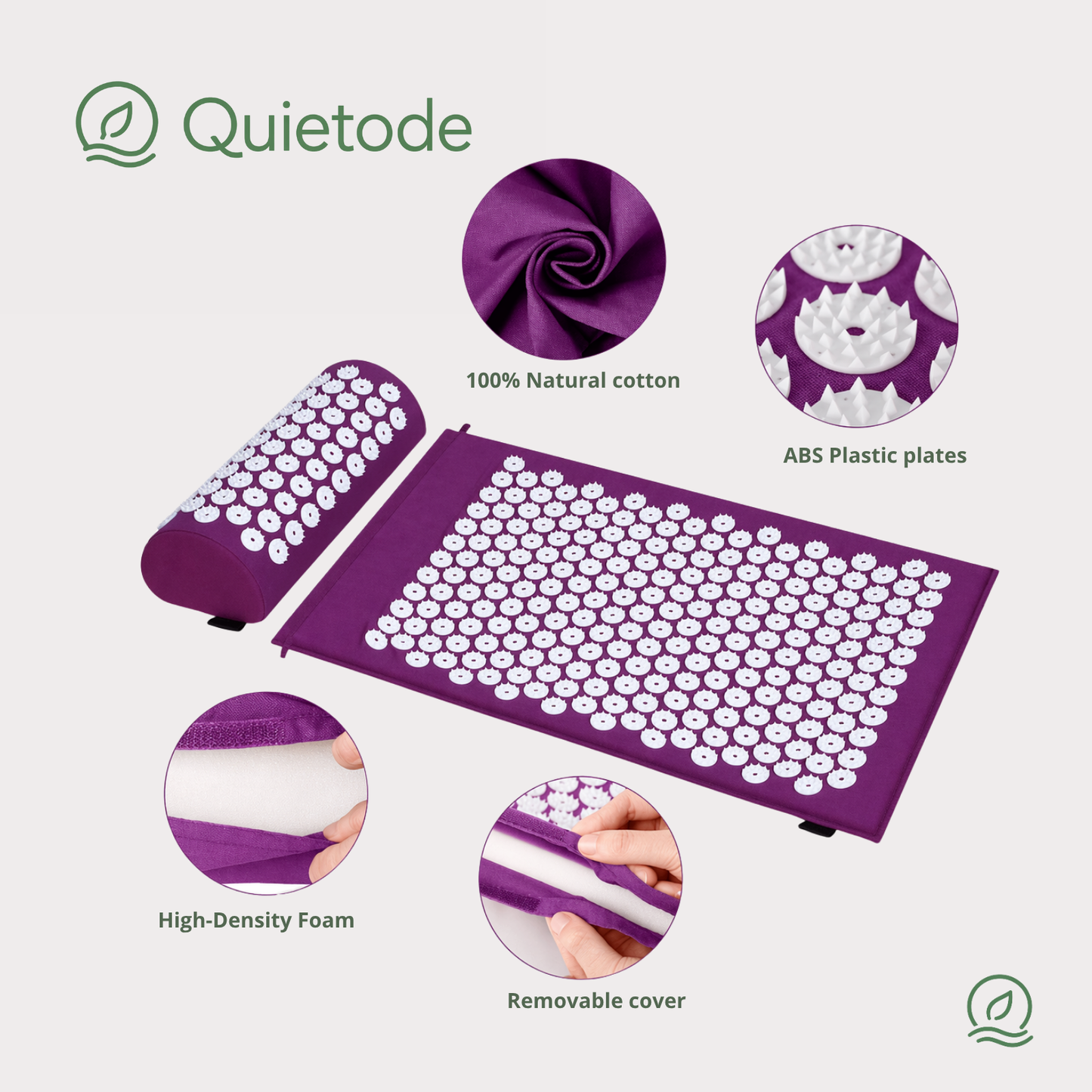 Sensi Press — Acupressure Mat & Pillow Set