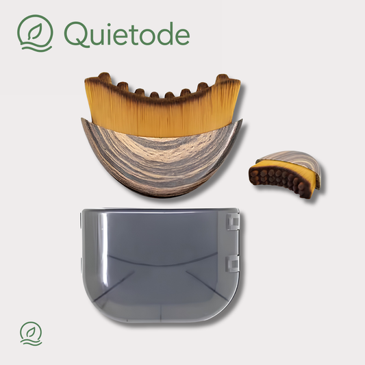 Wooden Crescent Gua Sha — Face & Neck Lymphatic Tool